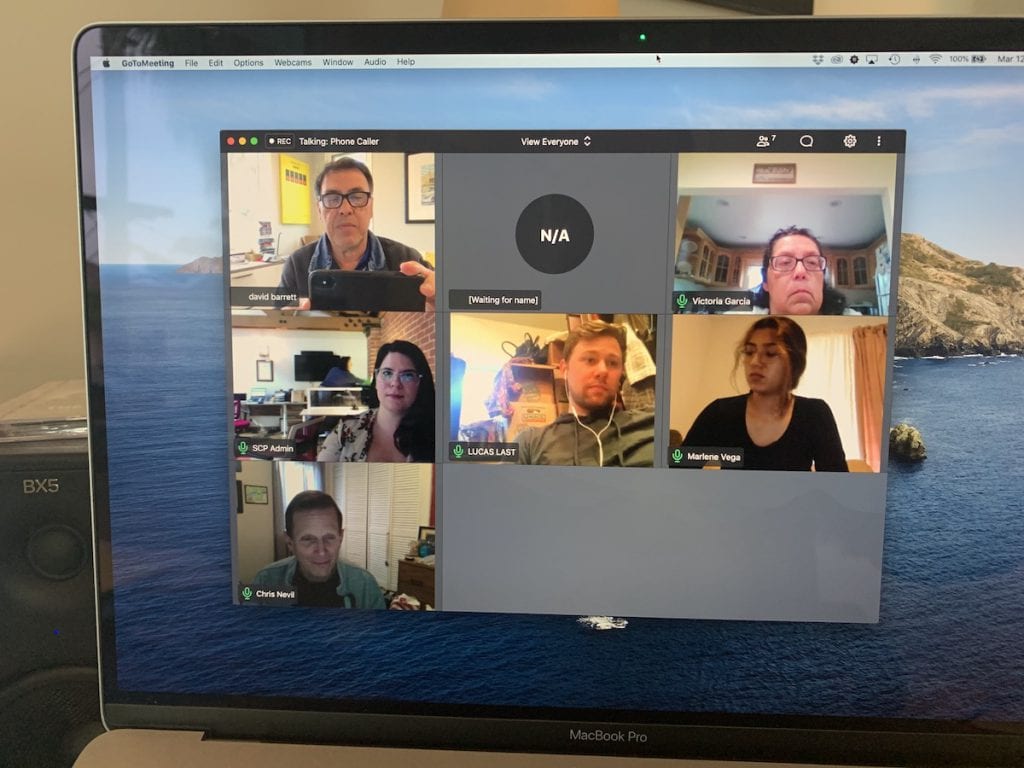 MySafe:LA meeting via GoToMeeting