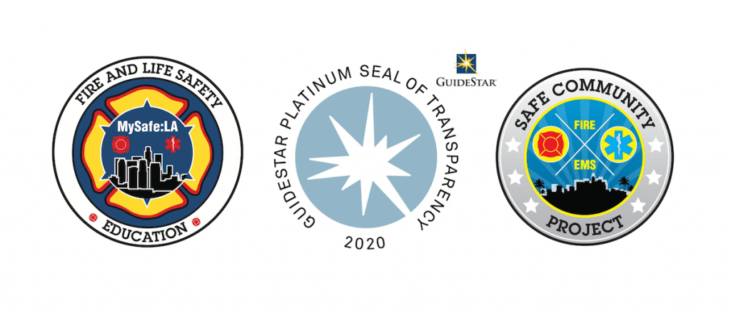 GuideStar, MySafe:LA, and Safe Community Project logos